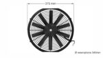 TurboWorks Cooling fan 14" type 1 pusher/puller