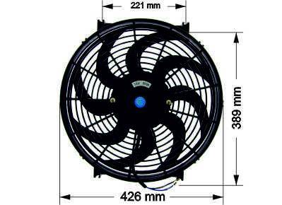 TurboWorks Cooling fan 16" type 2 pusher/puller